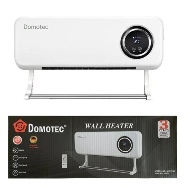 Обігрівач настінний тепловентилятор Domotec MS-5963 2000Вт